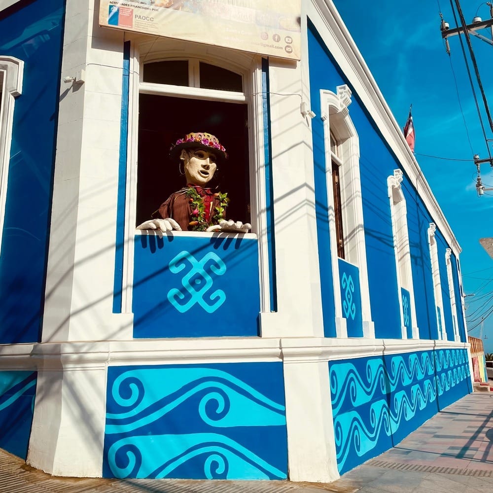 A colourful street in Arica, Chile