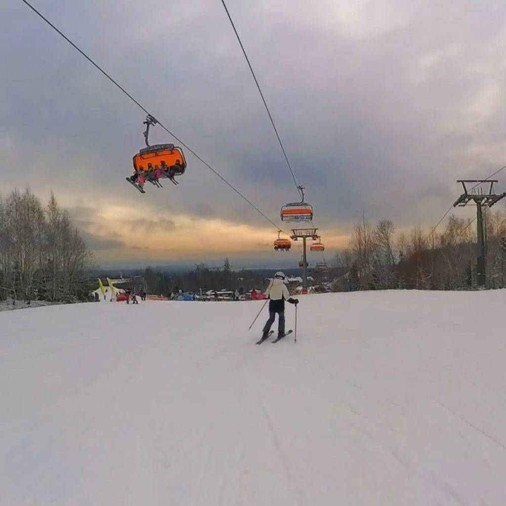 Tatranska Lomnica ski resort in Slovakia