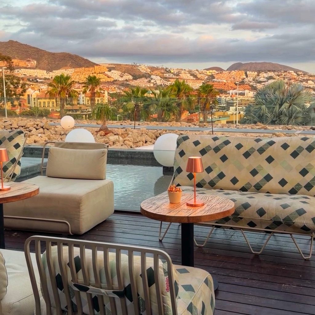 The view from BB Lounge Club at Baobab Suites